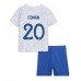Frankrijk Kingsley Coman #20 Babykleding Uitshirt Kinderen WK 2022 Korte Mouwen (+ korte broeken)